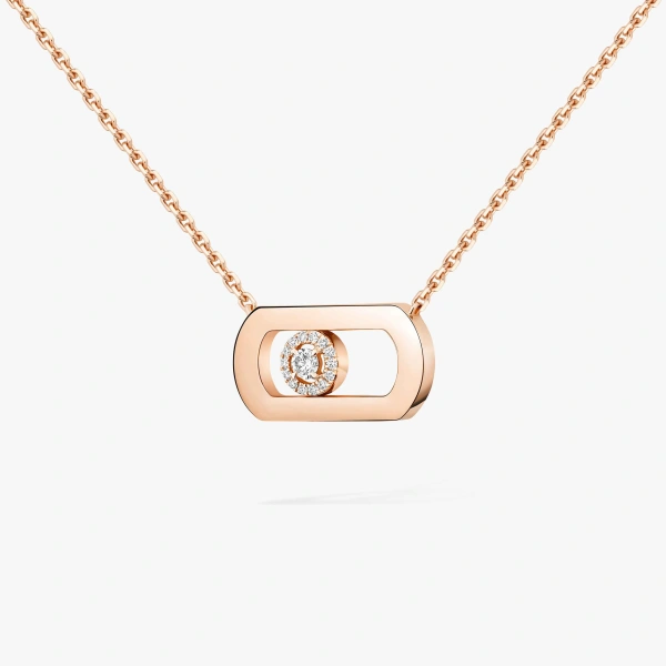 Messika So Move Necklace in 18K Pink Gold | Fine Necklaces | Coveti