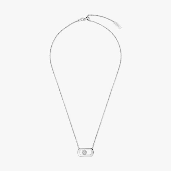 Messika So Move Necklace in 18K White Gold | Fine Necklaces | Coveti