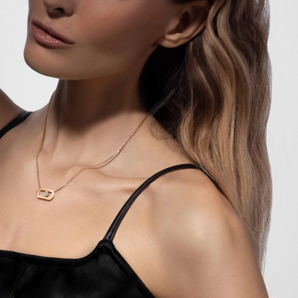 Messika So Move Necklace in 18K Yellow Gold | Fine Necklaces | Coveti
