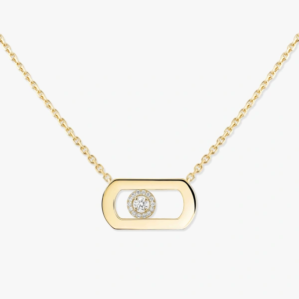Messika So Move Necklace in 18K Yellow Gold | Fine Necklaces | Coveti