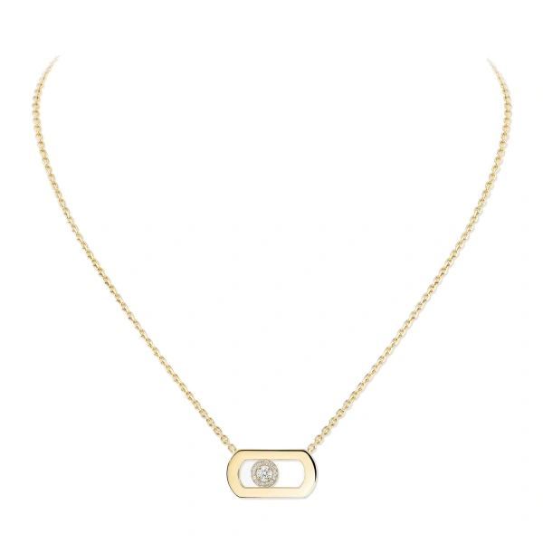 Messika So Move Necklace in 18K Yellow Gold | Fine Necklaces | Coveti
