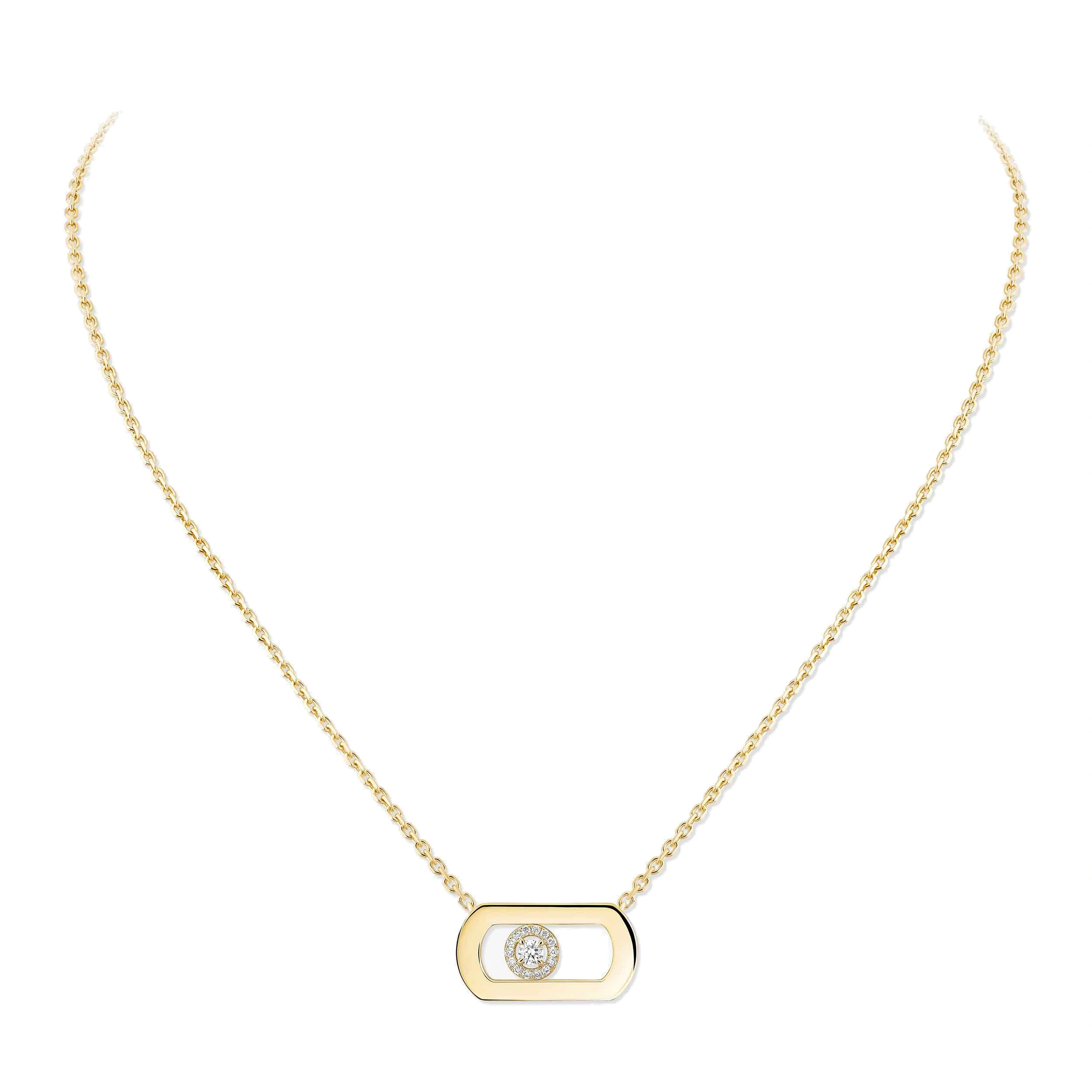 Messika So Move Necklace in 18K Yellow Gold Messika So Move Necklace in 18K Yellow Gold | Fine Necklaces | Coveti
