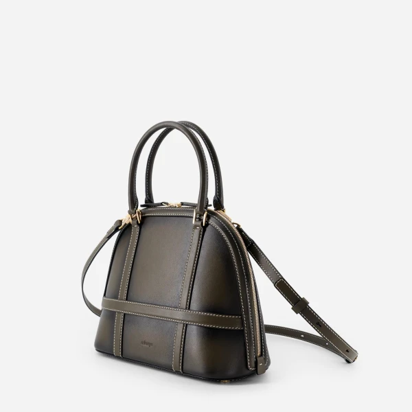 Mlouye 12 Bag in Truffle Green | Totes & Top-Handle Bags | Coveti