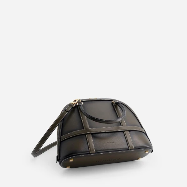 Mlouye 12 Bag in Truffle Green | Totes & Top-Handle Bags | Coveti