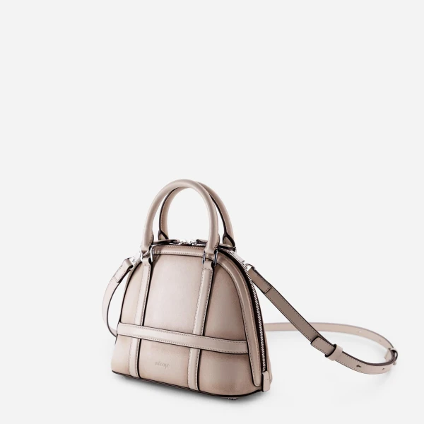 Mlouye 12 Mini Bag in Mushroom | Mini Bags | Coveti