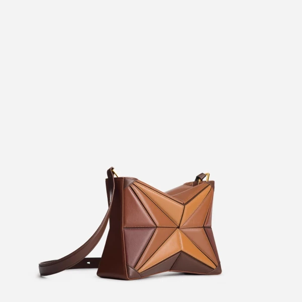 Mlouye Atlas Bag in Praline | Shoulder & Crossbody Bags | Coveti