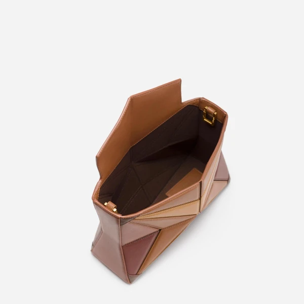 Mlouye Atlas Bag in Praline | Shoulder & Crossbody Bags | Coveti