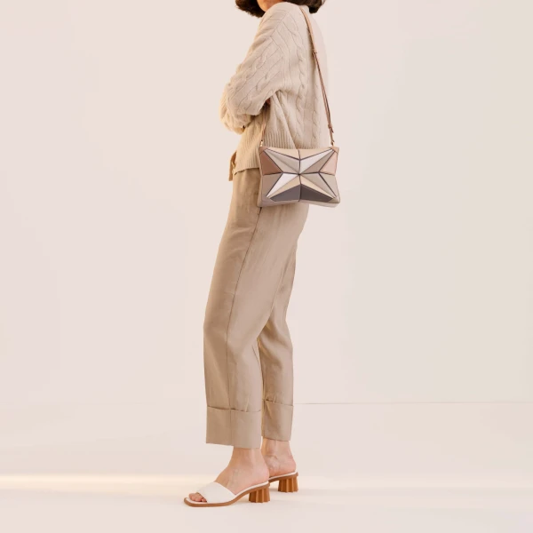 Mlouye Atlas Bag in Praline | Shoulder & Crossbody Bags | Coveti