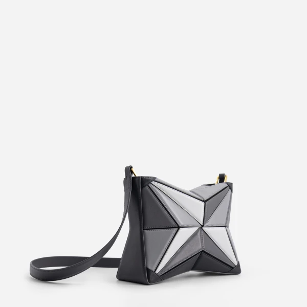 Mlouye Atlas Bag in Shark | Shoulder & Crossbody Bags | Coveti