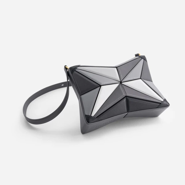 Mlouye Atlas Bag in Shark | Shoulder & Crossbody Bags | Coveti