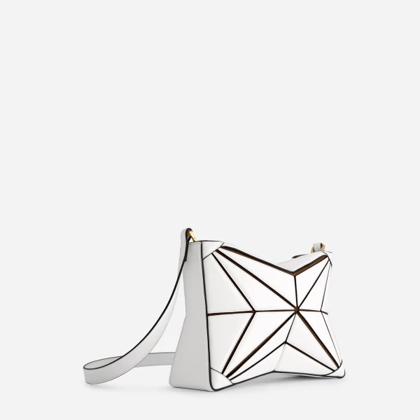 Mlouye Atlas Bag in White | Shoulder & Crossbody Bags | Coveti