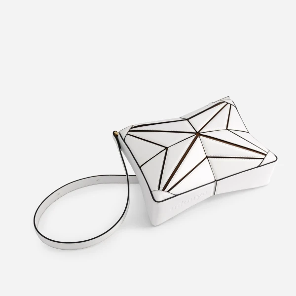 Mlouye Atlas Bag in White | Shoulder & Crossbody Bags | Coveti