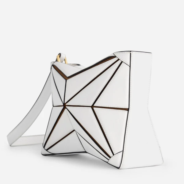 Mlouye Atlas Bag in White | Shoulder & Crossbody Bags | Coveti