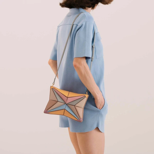 Mlouye Atlas Bag in White | Shoulder & Crossbody Bags | Coveti
