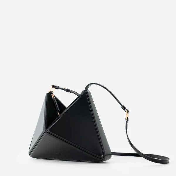 Mlouye Flex Bag in Carbon | Shoulder & Crossbody Bags | Coveti