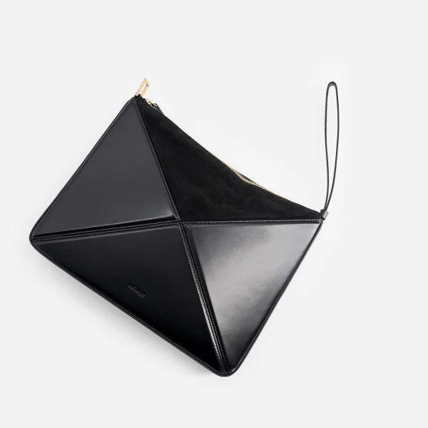 Mlouye Flex Bag in Carbon | Shoulder & Crossbody Bags | Coveti