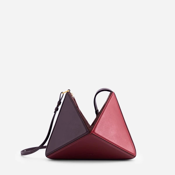 Mlouye Flex Bag in Cranberry | Shoulder & Crossbody Bags | Coveti
