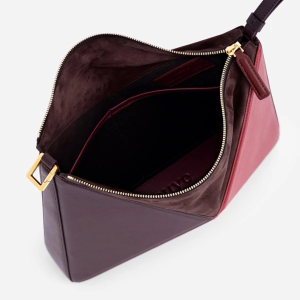 Mlouye Flex Bag in Cranberry | Shoulder & Crossbody Bags | Coveti