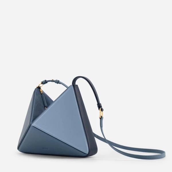 Mlouye Flex Bag in Denim | Shoulder & Crossbody Bags | Coveti
