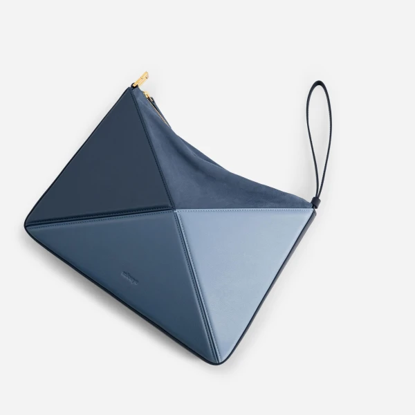 Mlouye Flex Bag in Denim | Shoulder & Crossbody Bags | Coveti
