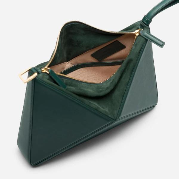 Mlouye Flex Bag in Duck Green | Shoulder & Crossbody Bags | Coveti