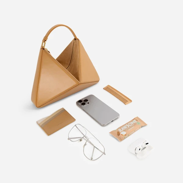 Mlouye Flex Bag in Praline | Shoulder & Crossbody Bags | Coveti