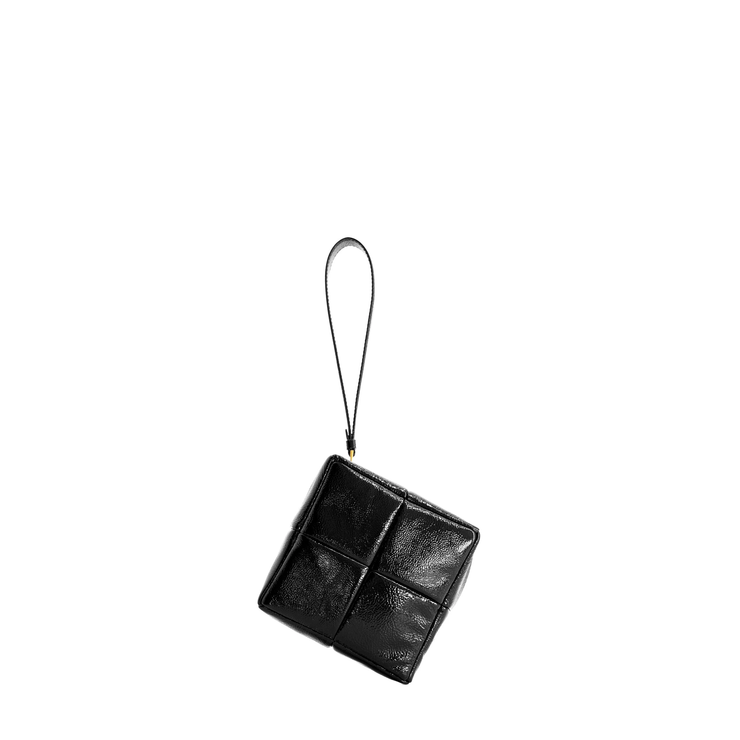 Mlouye Grid Clutch in Naplak Black Mlouye Grid Clutch in Naplak Black | Clutch Bags | Coveti