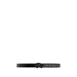 Mlouye Hit the Road Belt in Black and Red with Black Buckle | Belts | Coveti