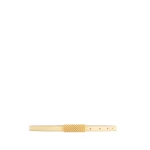 Mlouye Isla Belt in Butter with Gold Buckle | Belts | Coveti
