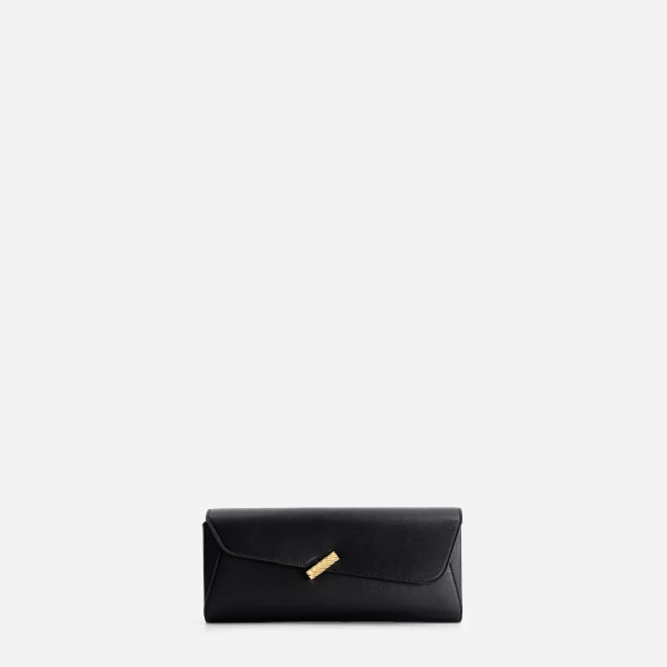 Mlouye Isla Grab Purse in Black | Shoulder & Crossbody Bags | Coveti