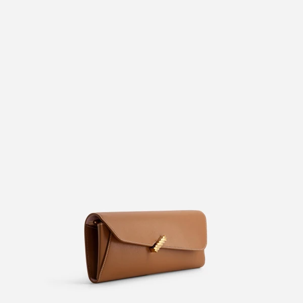 Mlouye Isla Grab Purse in Canyon | Shoulder & Crossbody Bags | Coveti