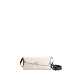 Mlouye Isla Grab Purse in Off White | Shoulder & Crossbody Bags | Coveti