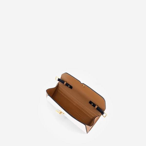 Mlouye Isla Grab Purse in Off White | Shoulder & Crossbody Bags | Coveti