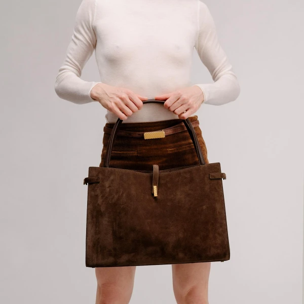 Mlouye Isla Tote in Off White | Totes & Top-Handle Bags | Coveti