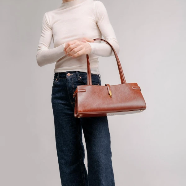 Mlouye Isla Wide Tote in Arctic | Totes & Top-Handle Bags | Coveti