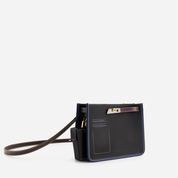 Mlouye Juno Bag in Black | Shoulder & Crossbody Bags | Coveti
