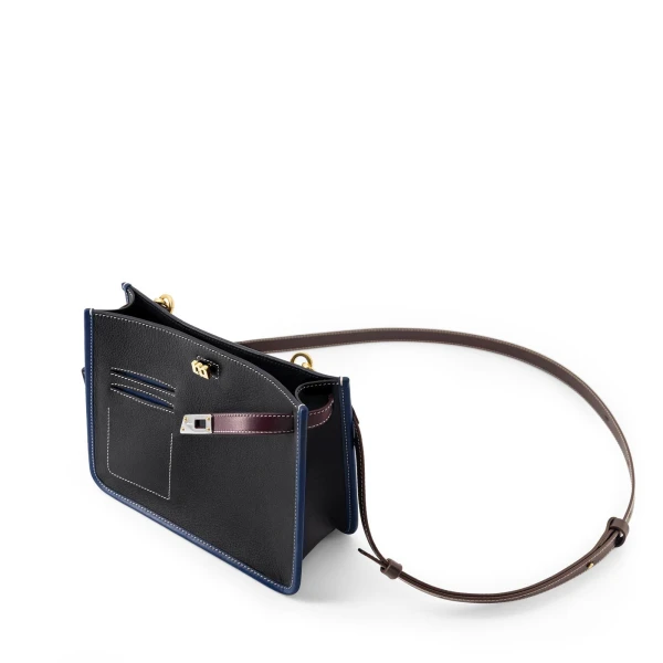 Mlouye Juno Bag in Black | Shoulder & Crossbody Bags | Coveti