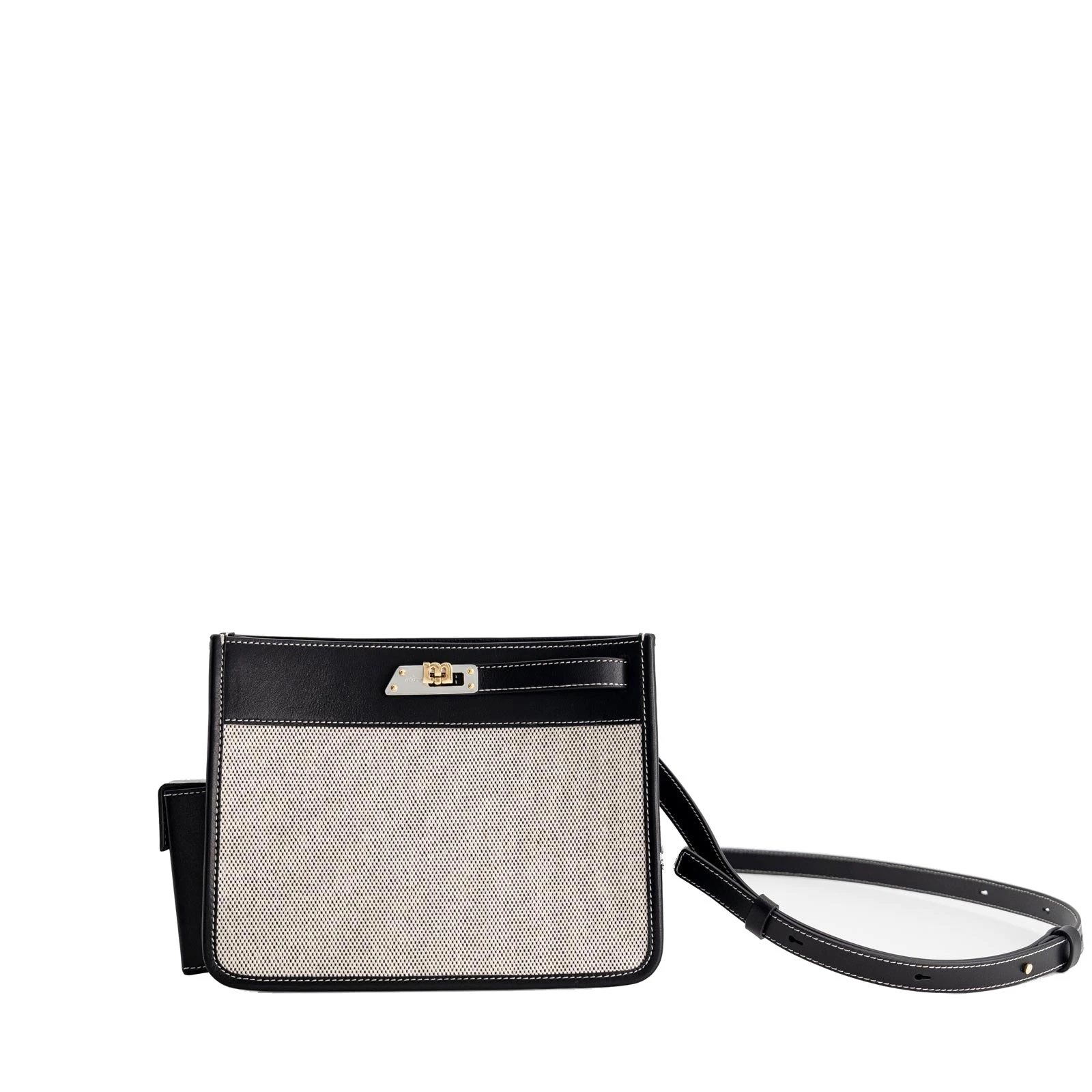 Mlouye Juno Bag in Canvas Black Mlouye Juno Bag in Canvas Black | Shoulder & Crossbody Bags | Coveti