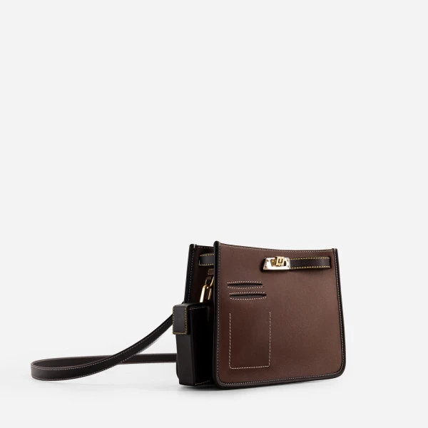 Mlouye Juno Bag in Espresso | Shoulder & Crossbody Bags | Coveti
