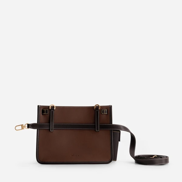 Mlouye Juno Bag in Espresso | Shoulder & Crossbody Bags | Coveti