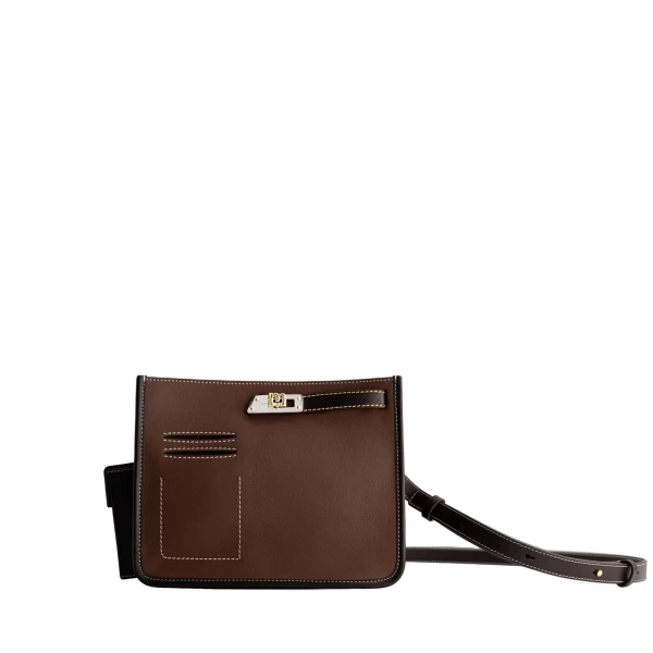 Mlouye Juno Bag in Espresso | Shoulder & Crossbody Bags | Coveti