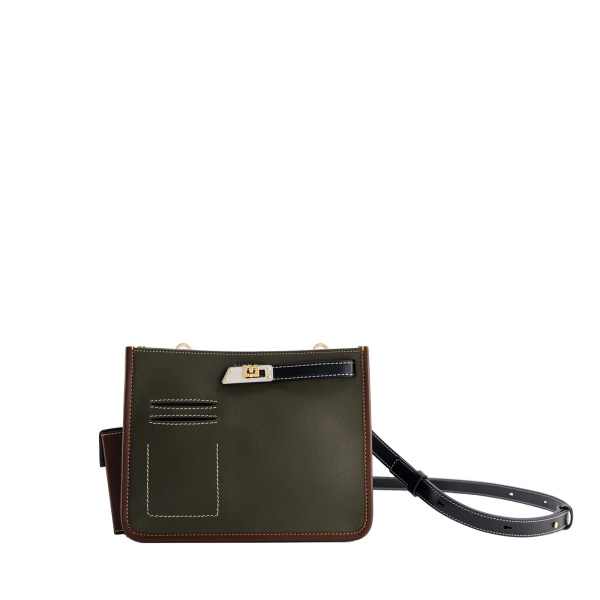 Mlouye Juno Bag in Hunter Green | Shoulder & Crossbody Bags | Coveti
