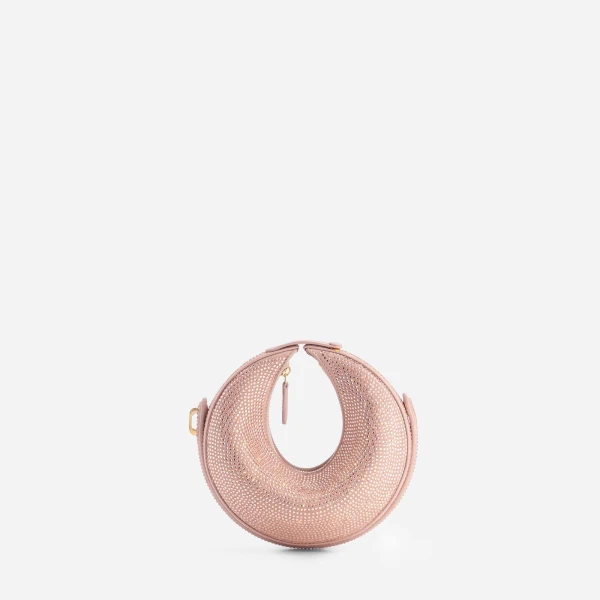 Mlouye Luna 20 Bag in Crystal Nude | Clutch Bags | Coveti