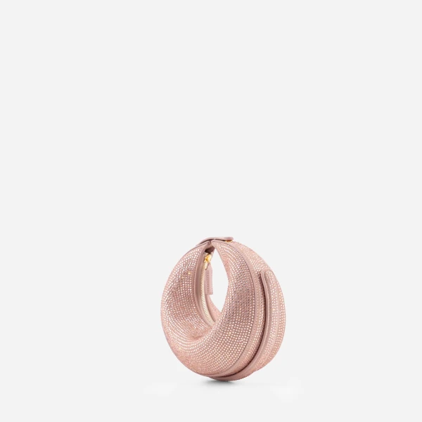 Mlouye Luna 20 Bag in Crystal Nude | Clutch Bags | Coveti