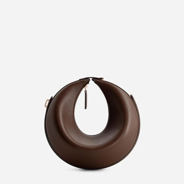 Mlouye Luna 30 Bag in Espresso | Clutch Bags | Coveti