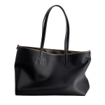 Mlouye M Tote in Black and Hunter Green | Totes & Top-Handle Bags | Coveti