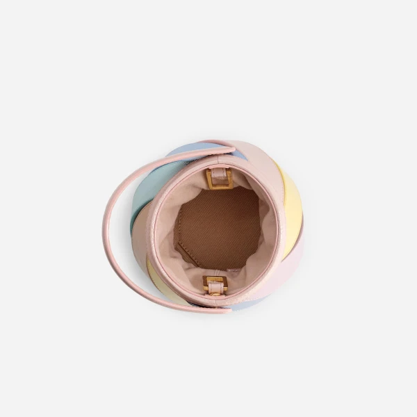 Mlouye Mini Helix Bag in Mermaid Multicolour | Mini Bags | Coveti