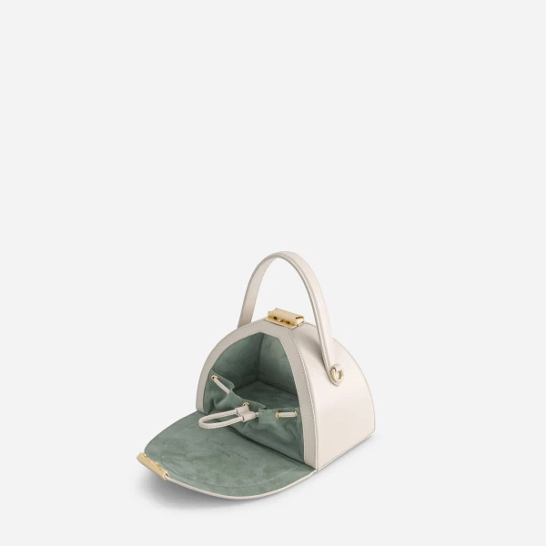 Mlouye Mini Pandora Bag in Dove | Mini Bags | Coveti
