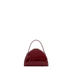 Mlouye Mini Pandora Bag in Patent Bordeaux | Mini Bags | Coveti