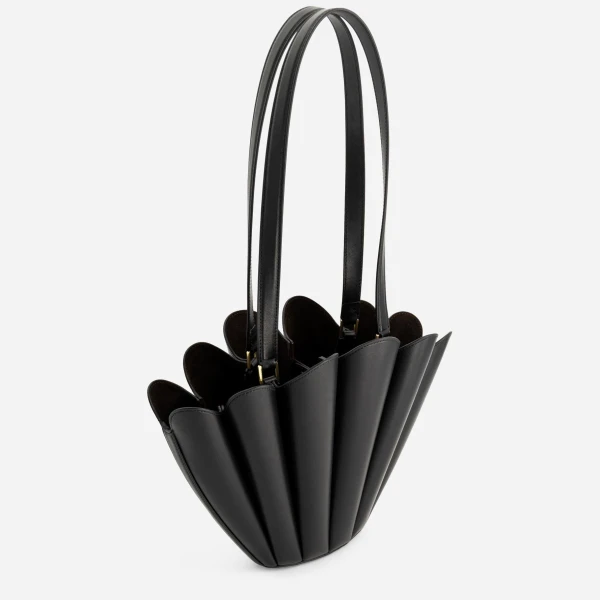 Mlouye Mini Seashell Tote in Black | Mini Bags | Coveti